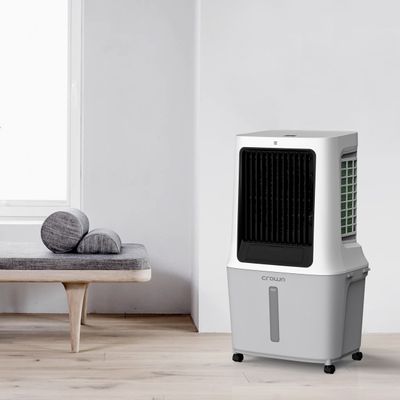 Crownline AC-400 Evaporative Air Cooler 1800m3/h - Ultra-Efficient 30L with Anion Purifier & Multi-Directional Swing with Remote Control