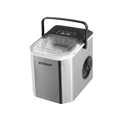 Crownline IM-411 Portable Ice Maker, 12kg/24Hrs, 9-Bullet Ice/6 mins. with Carry Handle