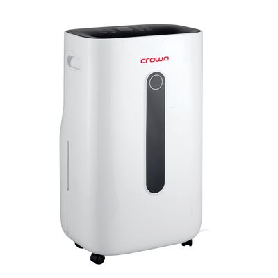 Crownline MD-395 Dehumidifier: 25L/Day Capacity, Digital Humidity Display, Continuous Drainage, 24-Hour Timer, and Dry clothes mode option