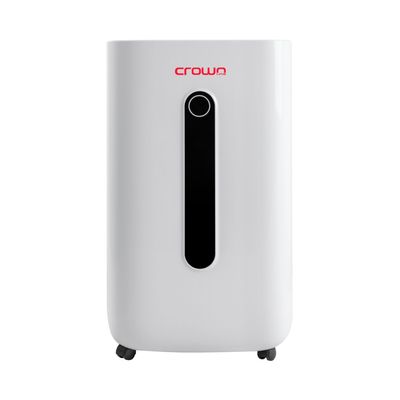 Crownline MD-395 Dehumidifier: 25L/Day Capacity, Digital Humidity Display, Continuous Drainage, 24-Hour Timer, and Dry clothes mode option