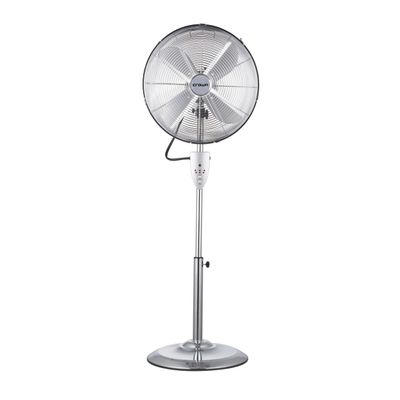 Crownline SF-401 | 16-Inch 4-Blades Metal Stand Fan, 3-Speed Levels, 7 Hours Timer with Remote Control