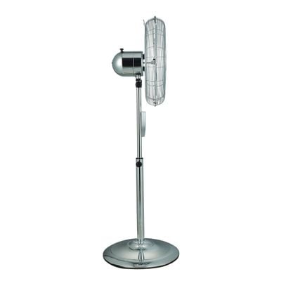 Crownline SF-401 | 16-Inch 4-Blades Metal Stand Fan, 3-Speed Levels, 7 Hours Timer with Remote Control