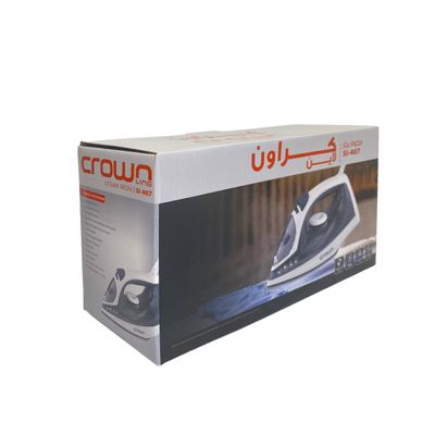 Crownline SI-407 | 1800W Steam Dry & Steam Iron with Ceramic Soleplate and Advanced Steam Functions