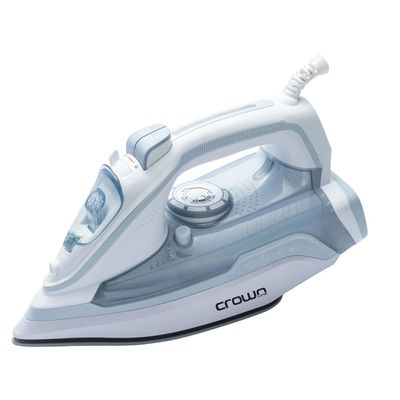 Crownline SI-408 | 2600W Steam Dry & Steam Iron with Ceramic Soleplate and Advanced Steam Functions
