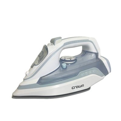 Crownline SI-408 | 2600W Steam Dry & Steam Iron with Ceramic Soleplate and Advanced Steam Functions