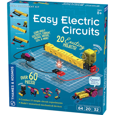 Thames & Kosmos Easy Electric Circuits Kit - STEM Educational Electronics Toy for Kids, Learn Basic Circuitry and Hands-On Educational Toy