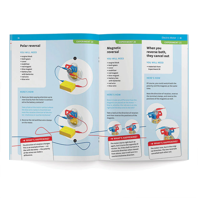 Thames & Kosmos Motors & Generators: STEM Learning Kit for Kids, To Build & Explore Electric Motors and Generators, Hands-On Science Experiments