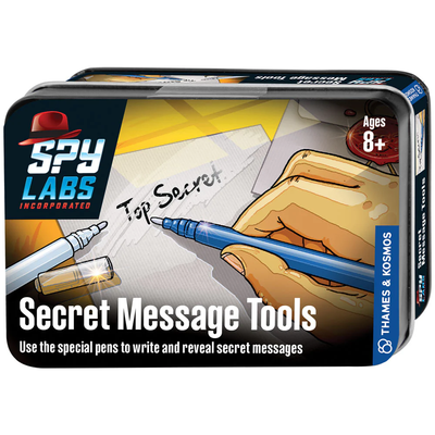 Thames & Kosmos Spy Labs Secret Message Tools : Educational Spy Toy To Decrypt and Create Secret Messages and  STEM Spy Kit for Kids