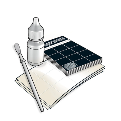 Thames & Kosmos Spy Labs Fingerprinting Kit : To  Explore Forensics and Fingerprint Analysis for Kids 