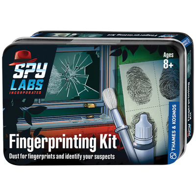 Thames & Kosmos Spy Labs Fingerprinting Kit : To  Explore Forensics and Fingerprint Analysis for Kids 