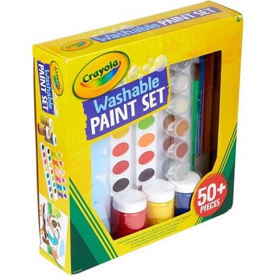 Crayola Washable Paint Kit: Non-toxic paint kit - Craft paint set - Mess-free painting