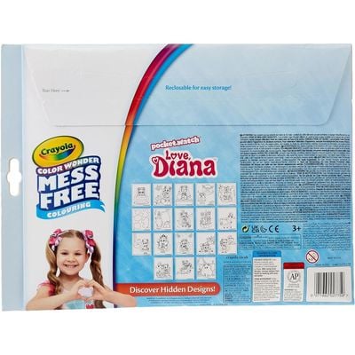 Crayola Love Diana Foldalope : Coloring and crafting fun - Imaginative playtime set - Art supplies for children Pack of 18