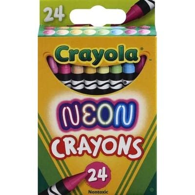 Crayola 24 Count Neon Crayons