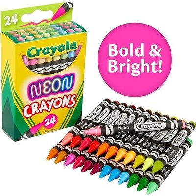 Crayola 24 Count Neon Crayons