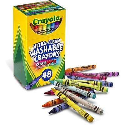 Crayola 48 Count Ultra-Clean Washable Crayons - Regular Size