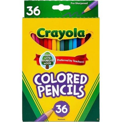 Crayola 36 Count Colored Pencils, Long