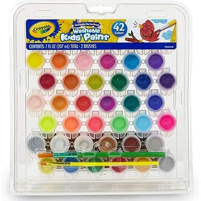 Crayola 42 Washable Paint Pots set