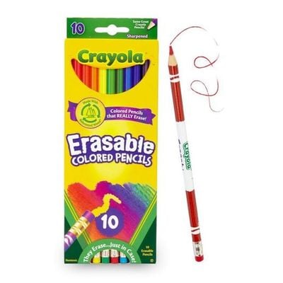 Crayola Erase ColorPencils Pack of 10