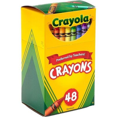 Crayola 48 Pieces Crayons Non-Peggable