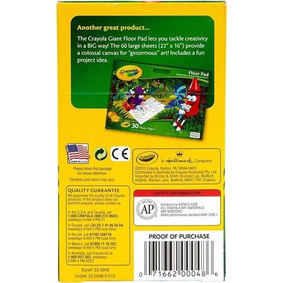 Crayola 48 Pieces Crayons Non-Peggable