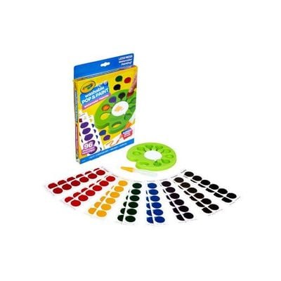 Crayola Pop & Paint Washable Watercolor Palette