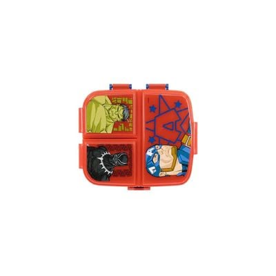 Stor XL Multi Compartment Rectangular Sandwich Box Avengers Invincible Force : Lunch Box - School lunch essentials - Kids' lunch container - Character-themed lunchbox