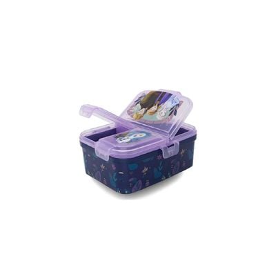 Stor XL Multi Compartment Rectangular Sandwich Box Frozen Trust The Journey : Lunch Box - School lunch essentials - Kids' lunch container - Character-themed lunchbox