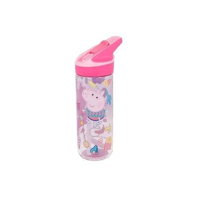 Stor Medium Tritan Premium Bottle Peppa Pig Haze Crfe: Premium Bottle - School essential - Cartoon character merchandise - Kids' water bottle - Character-themed drinkware - 620ML




