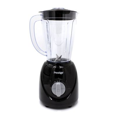 Prestige 2 in 1 Stand Blender 1.5 Ltr 400W | Blender with Grinder Mills | Stainless Steel Blades and Two Pulse Control for Fine and Grinding of Coffee Herbs - Black PR81530