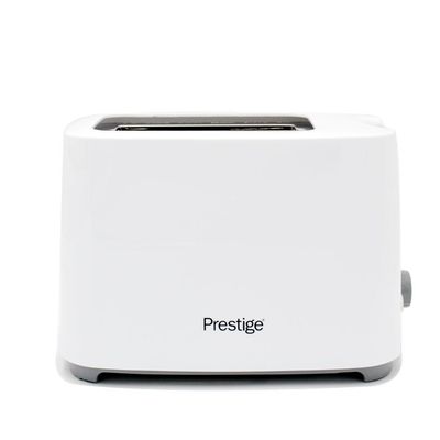 Prestige Toaster 2 Slice Bread  | Toaster Machine with 7 Settings Adjustable Browning Control | Cancel Function | Removable Crumb Tray | Automatic Pop Up - 700w White PR81533