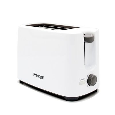 Prestige Toaster 2 Slice Bread  | Toaster Machine with 7 Settings Adjustable Browning Control | Cancel Function | Removable Crumb Tray | Automatic Pop Up - 700w White PR81533