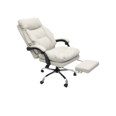 Corjan Swivel High Back Office Chair - White