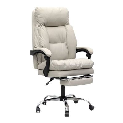 Corjan Swivel High Back Office Chair - White