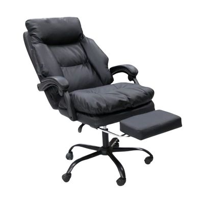 Corjan Swivel High Back Office Chair - Black