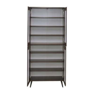 Banos 2 Door Shoe Cabinet - White/Brown