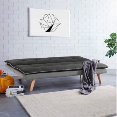 Sarantino 3 Seater Sofa Bed - Grey Sofa Cum Bed