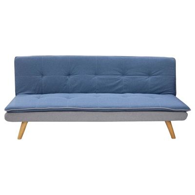 Sarantino 3 Seater Sofa Bed - Blue - Sofa Cum Bed