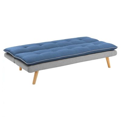 Sarantino 3 Seater Sofa Bed - Blue - Sofa Cum Bed
