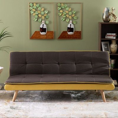 Sarantino 3 Seater Sofa Bed - Brown - Sofa Cum Bed
