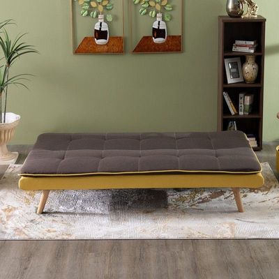 Sarantino 3 Seater Sofa Bed - Brown - Sofa Cum Bed