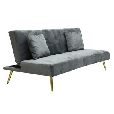 Jalena 3 Seater Sofa Bed - Grey - Sofa Cum Bed