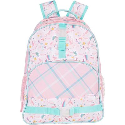 Stephen Joseph All Over Print Backpack Pink Unicorn: Spacious Compartments - Adjustable Straps - Kids' School Bag - Durable Construction