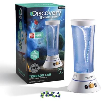 Discovery Mindblown Toy Tornado Lab 5 Speed Cyclone Controller: STEM Toy - Science Kit - Educational Toy - Hands-on Learning - Discovery and Exploration