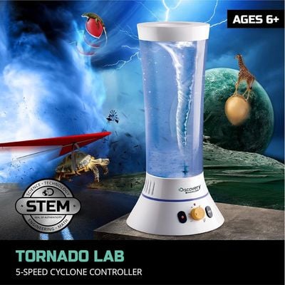 Discovery Mindblown Toy Tornado Lab 5 Speed Cyclone Controller: STEM Toy - Science Kit - Educational Toy - Hands-on Learning - Discovery and Exploration