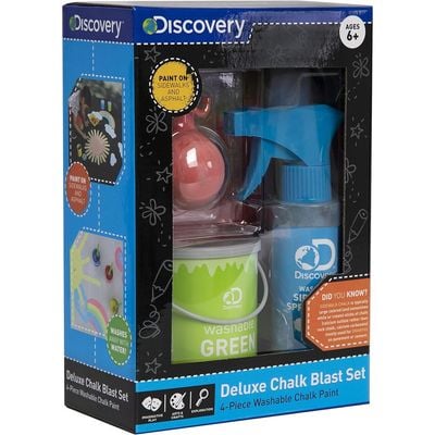 Discovery Kids STEM Deluxe Chalk Blast Assorted Set: Outdoor Play - Educational Toy - Artistic Development - Colorful Fun