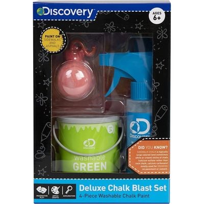 Discovery Kids STEM Deluxe Chalk Blast Assorted Set: Outdoor Play - Educational Toy - Artistic Development - Colorful Fun