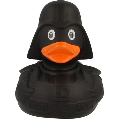 Lilalu Bath Toy Black Star Duck Black : Bath time fun - Kids bath toy - Themed duck - Floating toy - Water-friendly toy