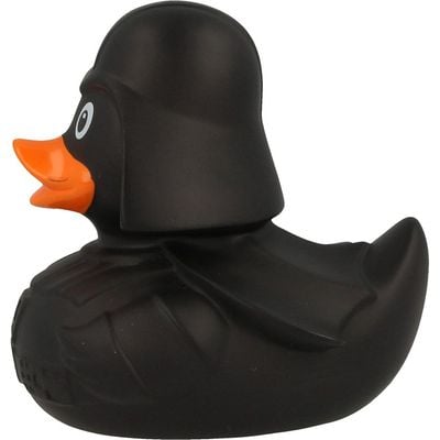 Lilalu Bath Toy Black Star Duck Black : Bath time fun - Kids bath toy - Themed duck - Floating toy - Water-friendly toy