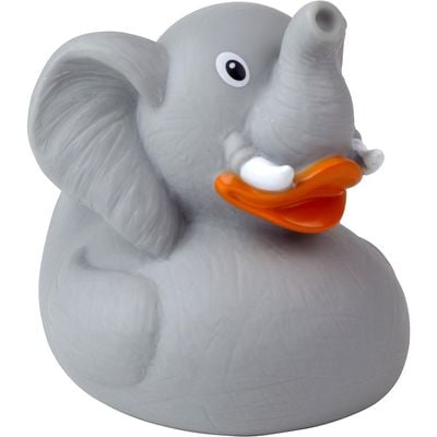 Lilalu Bath Toy Elephant Duck Grey : Bath time fun - Kids bath toy - Themed duck - Floating toy - Water-friendly toy