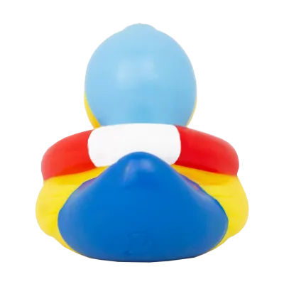 Lilalu Balloon Duck : Bath time fun - Kids bath toy - Themed duck - Floating toy - Water-friendly toy